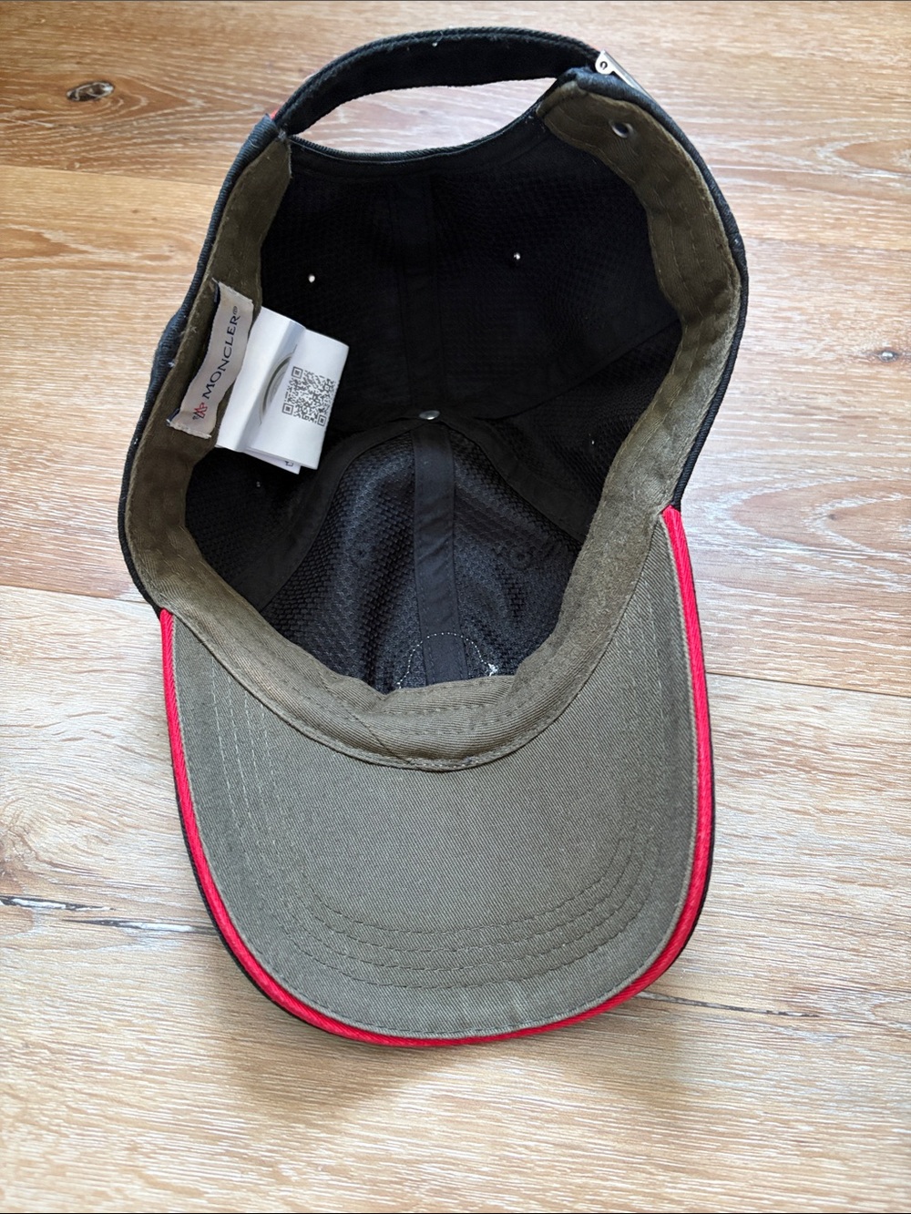 Moncler Black Baseball Cap with Logo Patch - Picture 3 of 5
